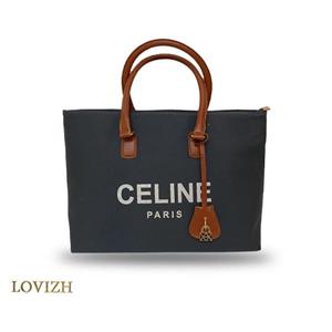 کیف دستی زنانه طرح سلین مدل کنفی رنگ فیلی کد 10029