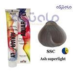 رنگ مو آکوارلی شماره Ash superlight SSC سری خیلی روشن حجم 100 میل