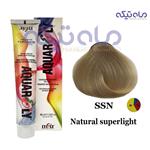 رنگ مو آکوارلی شماره Natural superlight SSN سری خیلی روشن حجم 100 میل