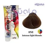 رنگ مو آکوارلی شماره intense light blonde 8NI سری خیلی طبیعی حجم 100 میل