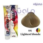 رنگ مو آکوارلی شماره lightest blonde 9n سری طبیعی حجم 100 میل