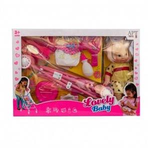 عروسک جیشی با کالسکه لوازم 180-12 APT