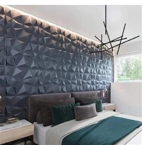 سنگ مصنوعی دیوارپوش سنگ دکوراتیو طرح الماس مشکی مات