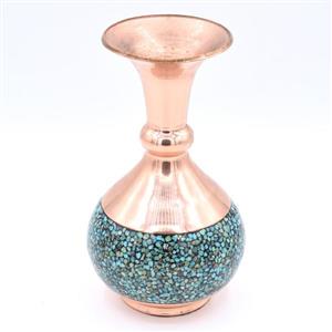 گلدان مس و فیروزه نیشابور طرح 2