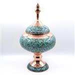 شکلات خوری مس و فیروزه نیشابور 36 * 19 سانتی متر
