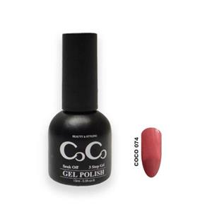 لاک ژل کوکو شماره 074  حجم 15 میلی لیتر