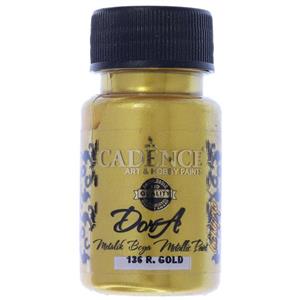 رنگ دورا متالیک طلایی (GOLD) کد 136 کادنس CADENCE