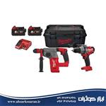 کیت 2 دستگاه بتن کن و دریل شارژی میلواکی Milwaukee مدل M18SET2B-502W