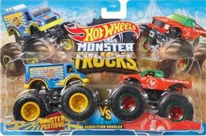 ماشین فلزی هات ویلز کامیون های هیولا FYJ64  Hot Wheels Monster Trucks Monster Portions VS Toung OT Sriracha FYJ64