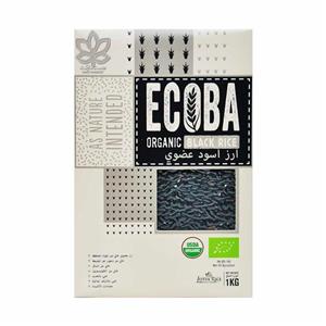 برنج سیاه ارگانیک 1 کیلو اکوبا  ecoba