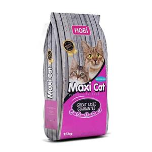 غذای خشک پریمیوم گربه هوبی مدل مولتی کالر بسته 1 کیلوگرمی اورنگ 