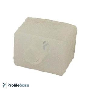 درپوش کناری EndCap سوراخ دار پروفیل نور خطی سیلیکونی عرض 20 کد LC1420