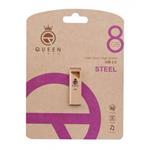 فلش QUEEN TECH مدل STEEL ظرفیت 8 گیگابایت