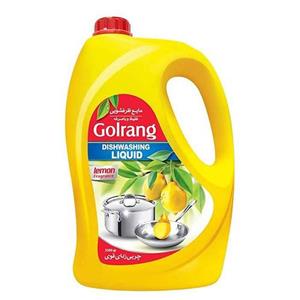 مایع ظرفشویی گلرنگ مدل Lemon مقدار 3500 گرم Golrang Dishwashing Liquid 3500g 