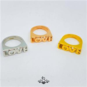 انگشتر استیل LOVE