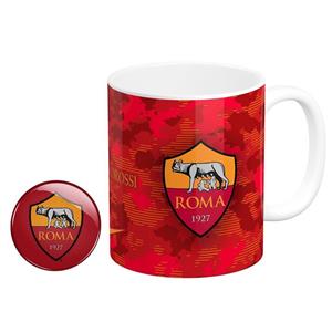 ماگ لومانا مدل LP1972  AS Roma به همراه پیکسل Lomana  AS Roma LP1972 Mug With Badge pin