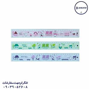 خط کش 30 سانت فلزی فانتزی