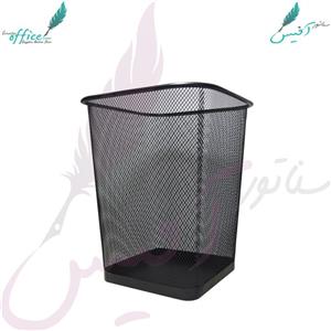 سطل زباله مربعی توری فلزی بزرگ
