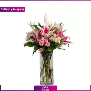 دسته گل لیلیوم(ارسال گل به اسپانیا)