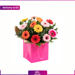 باکس گل ژربرا  (ارسال گل به اسپانیا)