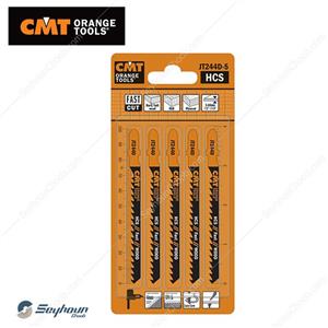 پک 5 عددی تیغ اره عمود بر چوب بر سی ام تی مدل CMT JT244D-5