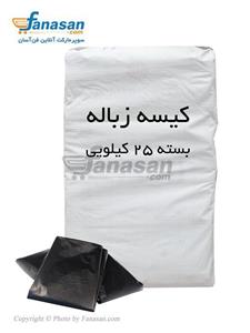 کیسه زباله مشکی سایز 70 در 90 سانتیمتر بسته 25 کیلویی