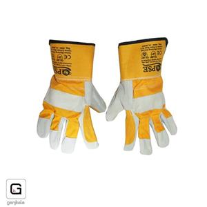 دستکش چرم زرد پامچال