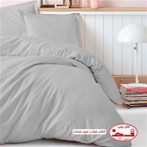 ست کاور لحاف یک نفره طوسی