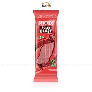 پاستیل نواری ترش وگان با طعم کولا ببتو – ۲۰۰ گرمی – Bebeto