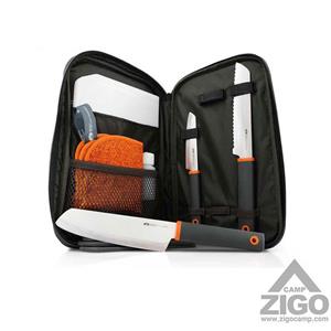 ست چاقو و تخته برش جی اس آی GSI OUTDOORS SANTOKU کد 90105