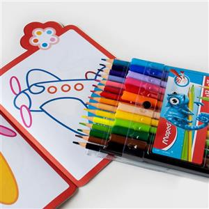 ست ماژیک و مدادرنگی برند مپد (Maped)
