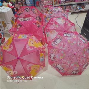 چتر کودک دخترانه اصل - سایز 19 پارچه ای  ضد آب اعلا