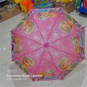 چتر کودک دخترانه  - سایز 19 پارچه ای ضدآب
