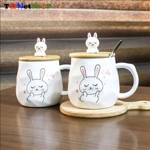 ماگ سرامیکی درب بامبو