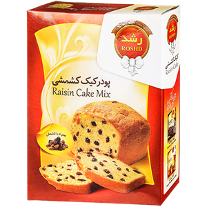 پودر کیک کشمشی  370 گرمی رشد Roshd Raisin Cake Mix Powder 370gr