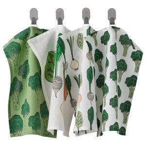 دستمال آشپزخانه ایکیا مدل TORVFLY green مجموعه 4عددی