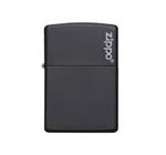 فندک زیپو مشکی مات Zippo 218 ZL Black Matte Logo