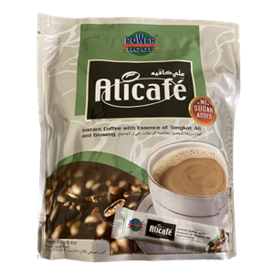 قهوه علی کافه Alicafe حاوی تونکات و جنسینگ - 20 عددی