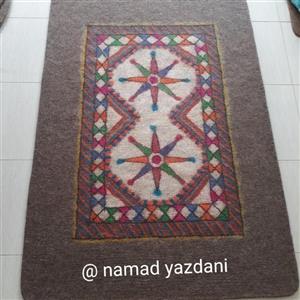 فرش و تشک نمدی 2نفره طرح دار
