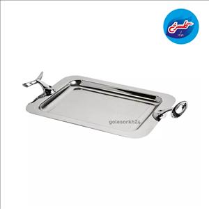 سینی استیل ام تی جی کوچک هلالی