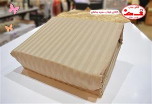 سرویس ملحفه کاوردار کنون دو نفره چهار تکه قهوه ای