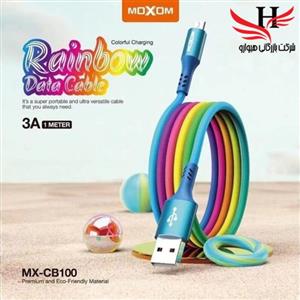 کابل شارژ تایپ سی رنگی ماکسوم  MOXOM-CB100