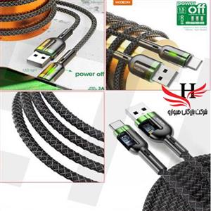 کابل شارژ تایپ سی  ماکسوم  MOXOM-CB120