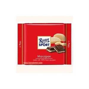 شکلات 100 گرمی ریتر اسپرت (Ritter sport) قرمز - مرزیپن