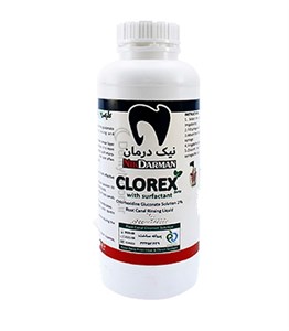 محلول کلرهگزیدین یک لیتری نیک درمان Clorex 2% Mega