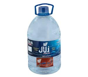 آب دیونیزه (آب مقطر) سه بار تقطیر 5 لیتری - زلال طب شیمی