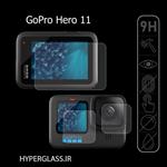 گلس اورجینال محافظ صفحه نمایش و لنز گوپرو هیرو GoPro HERO11