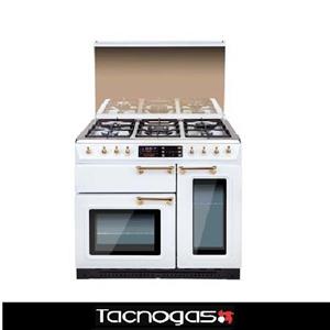 اجاق گاز تاکنوگاز مدل ROMANO 5B-WW GOLD دستگیره طلایی