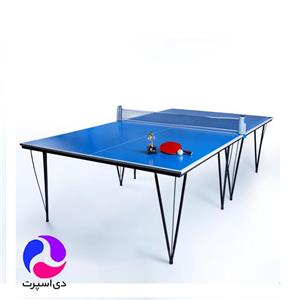 میز پینگ پنگ تاشو پایه ثابت بدون چرخ نئوپان