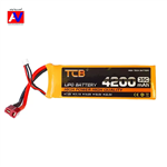 باتری لیتیوم پلیمر 2 سل TCB 7.4V 4200mAh 35C